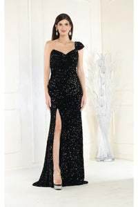 Gown for New Year’s Eve in Black Style RQ8003 Party Dress - Dress