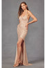 Gown for New Year’s Eve in Champagne Style 273 Party Dress - Dress