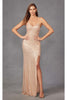 Gown for New Year’s Eve in Champagne Style 273 Party Dress - Dress