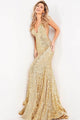Gown for New Year’s Eve in Gold Style 23079 Party Dress - prom