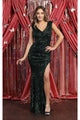 Gown for New Year’s Eve in Hunter Green Style MQ1874 Party Dress - Hunter Green / 4 - Dress