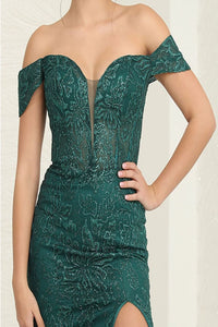 Gown for New Year’s Eve in Hunter Green Style RQ8093 Party Dress - Hunter Green / 4 - Dress