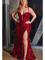 Gown for New Year's Eve in Red  Style CM334C  Party Dress