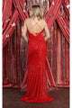 Gown for New Year’s Eve in Red Style RQ7852 Party Dress - Dress