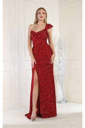 Gown for New Year's Eve in Red Style RQ8003 Party Dress