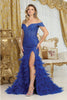 Gown for New Year’s Eve in royal blue Style RQ8093 Party Dress - Royal Blue / 4 - Dress