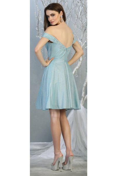 Graduation Short Metallic Dress