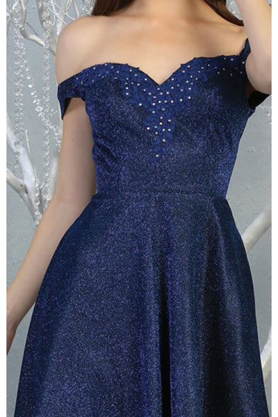 Graduation Short Metallic Dress