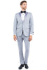 Gray Zegarie Notch Lapel Tuxedo Jacket For Men MJT364-04 - Gray / 34R / MJT364-04 - Tuxedo-separates