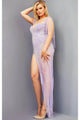 Great Gatsby Dress Womens Costume in Lavender/ Silver Style 07031A - Lavender / 00