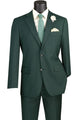 Green Groomsmen Suit for Men & Boys - Perfect for Weddings + Free Tie - Green / 36Short - Suits