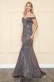 Mermaid Prom Evening Gown - LAY8482 - RED / XS