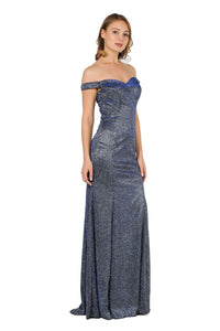Mermaid Prom Evening Gown - LAY8482 - ROYAL / XS