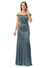 Mermaid Prom Evening Gown - LAY8482 - TEAL / XS