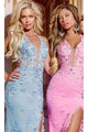 Halter Lace Prom Dress: Jovani D5028 - Prom