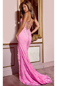 Halter Lace Prom Dress: Jovani D5028 - Prom