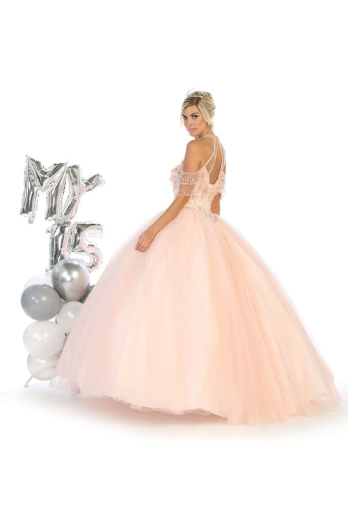 Halter Quinceañera Ball Gown