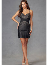 Dama Dresses for Quinceanera in Black Style jt911a Quince Outfit