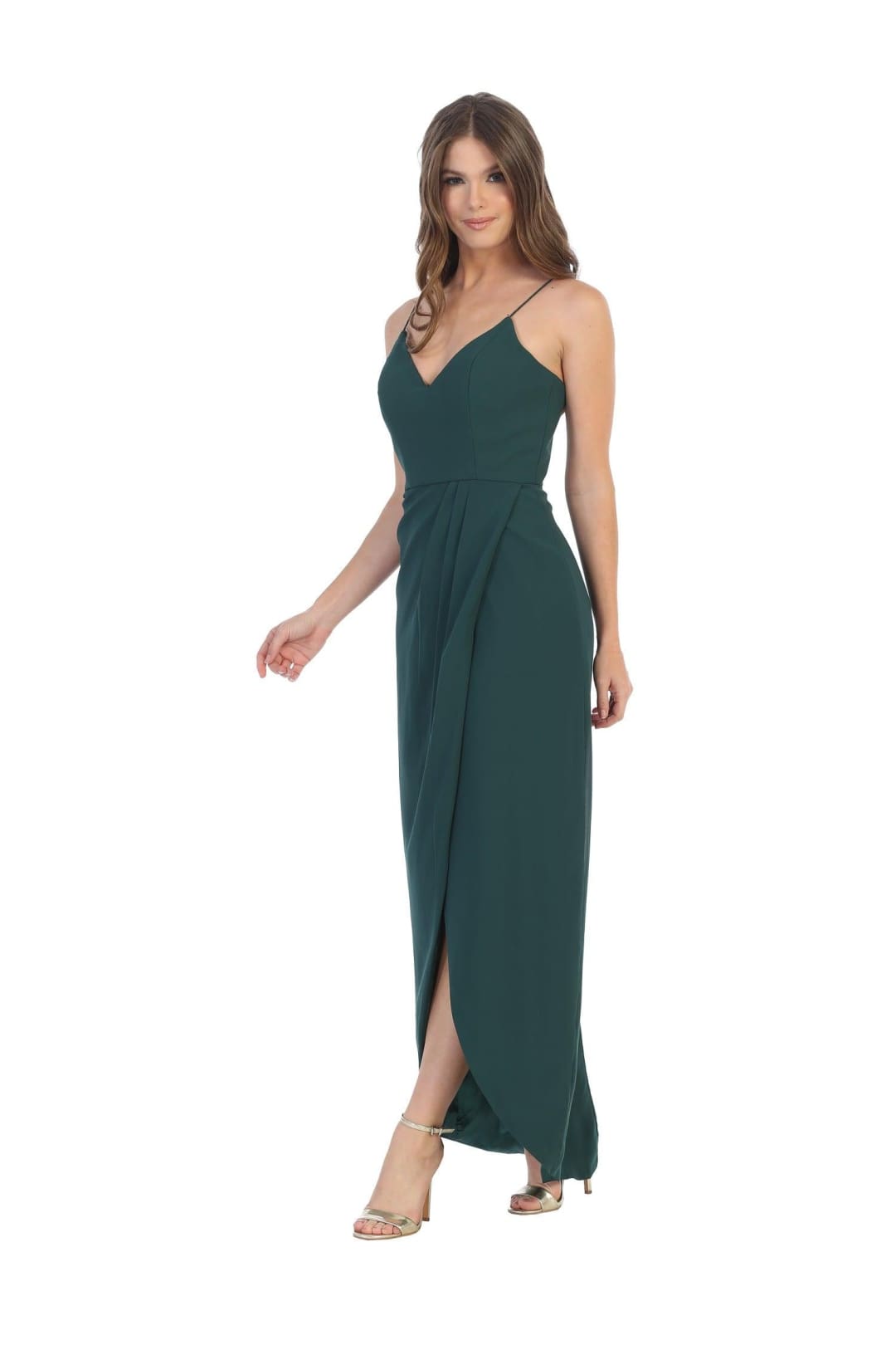 High Low Bridesmaids Chiffon Dress - The Dress Outlet
