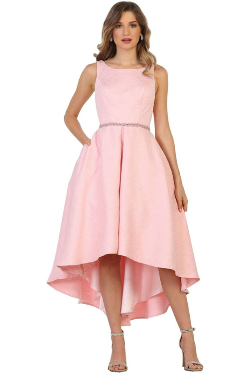 High Low Dress - Dusty Rose / 4