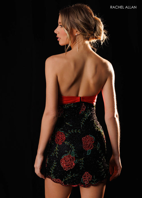 Rachel Allan BLACK RED Apparel & Accessories > Clothing > Dresses