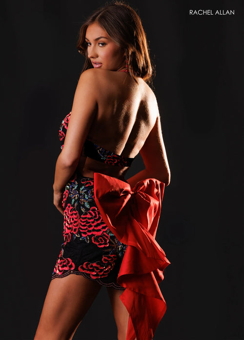 Rachel Allan BLACK RED Apparel & Accessories > Clothing > Dresses