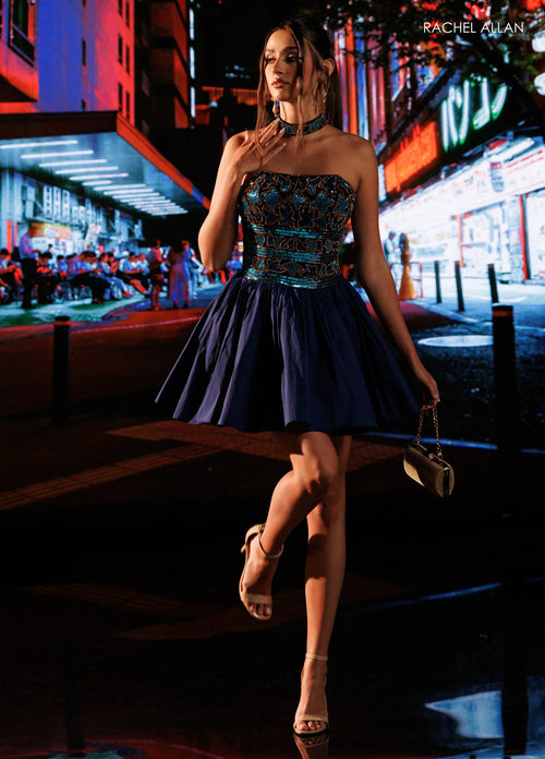Rachel Allan BLACK SILVER Apparel & Accessories > Clothing > Dresses