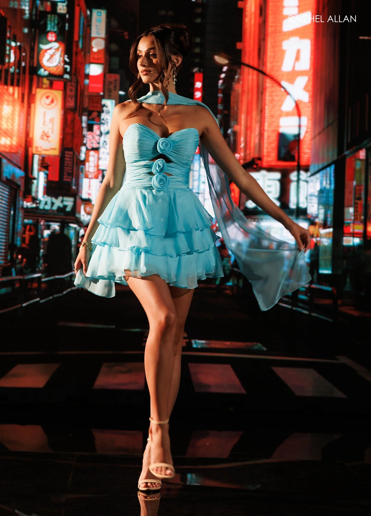 Rachel Allan AQUA BLUE Apparel & Accessories > Clothing > Dresses