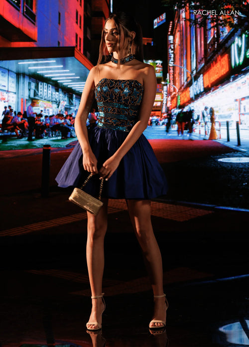 Rachel Allan BLACK SILVER Apparel & Accessories > Clothing > Dresses