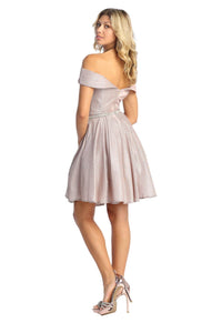 Homecoming Off The Shoulder Dress