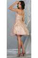 Homecoming Short Embroidered Dress