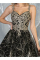 Homecoming Short Embroidered Dress