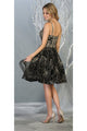 Homecoming Short Embroidered Dress
