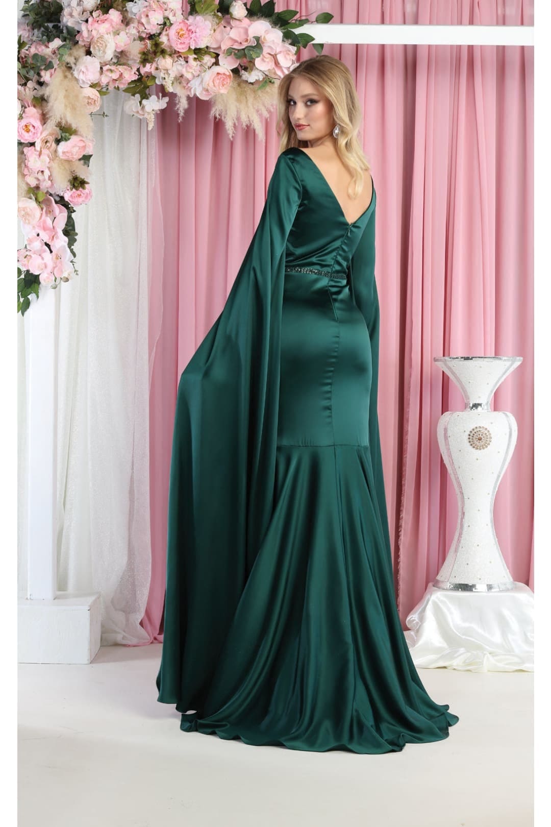 hunter green christmas dress Hunter Green Christmas & Holiday Dress in Satin By May Queen MQ1953 Hunter Green / 16