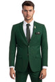 Hunter Green Groomsmen Suit for Men & Boys - Perfect for Weddings + Free Tie - Hunter Green / 34Short - Suits