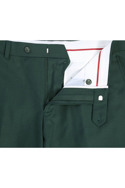 Hunter Green Slim Fit Groomsmen Suit for Men & Boys - Perfect for Weddings + Free Tie - Suits