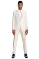 Men's 4 Piece Ivory Suit from Tazio Suits M297SK