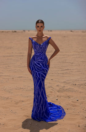 Chic and Holland AN330027 Long Evening Gown