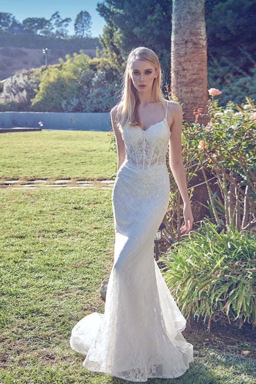 Juliet Off White Long Formal Dresses