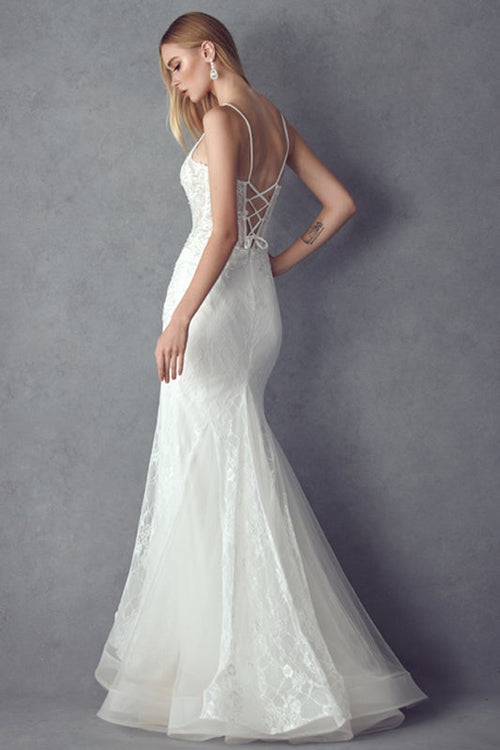 Juliet Off White Long Formal Dresses