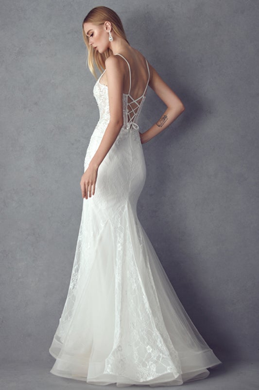 Juliet Off White Long Formal Dresses