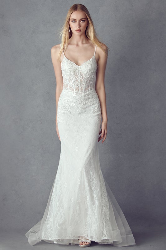 Juliet Off White Long Formal Dresses