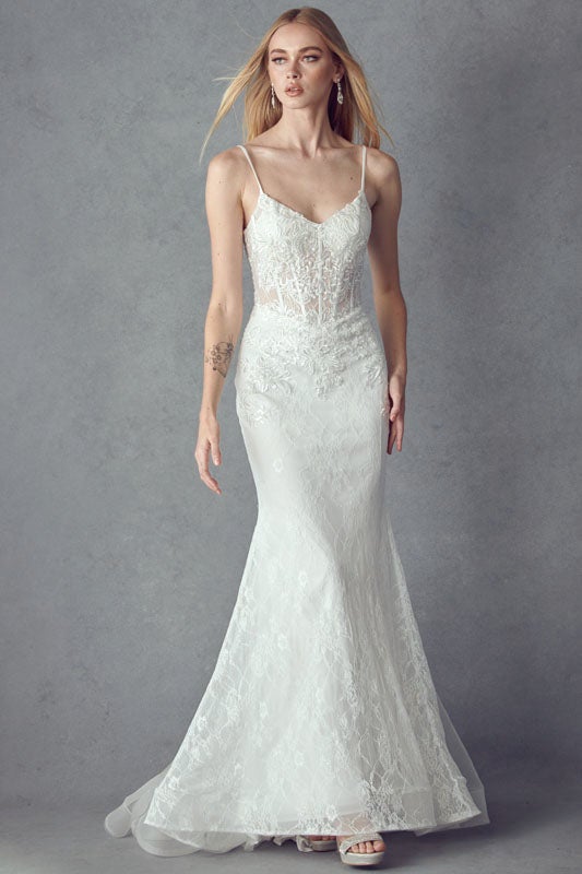 Juliet Off White Long Formal Dresses