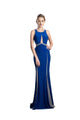 Illusion Paneled Cutout Gown 2025 Chic Evening Dress - Royal / 2 - Prom