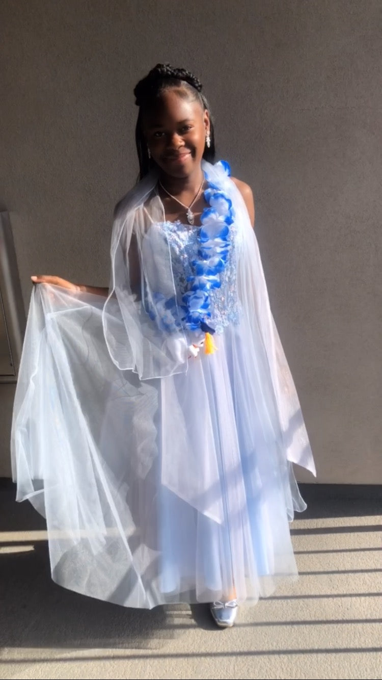 blue kentucky derby dress Race Outfit in Baby By May Queen MQ2089 Sparkly Mermaid Deep V Color:BABY BLUE Assembly:Assembly Required Headpiece Attaches By A