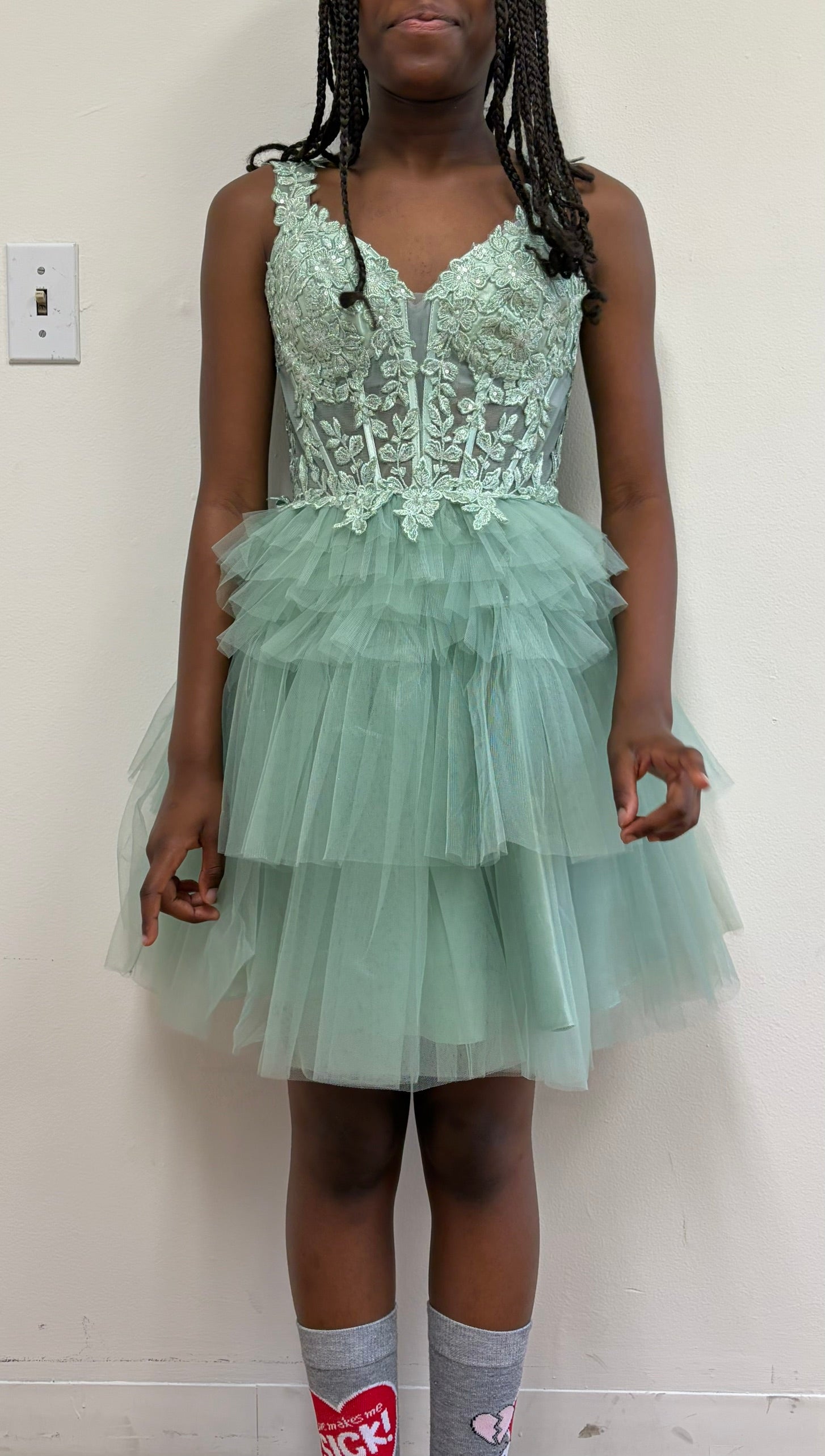 Homecoming Spaghetti Straps A-Line Cocktail Dress By May Queen MQ2116