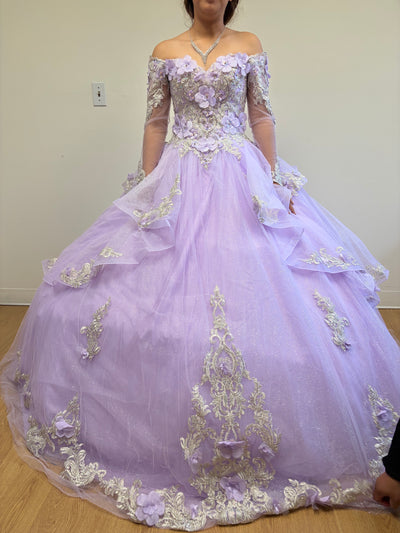 Sweet 16 Birthday Party Dress in Lilac Style LK189 Ball Gown