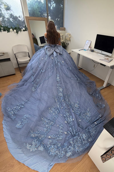 Prom Dress Sweetheart Off The Shoulder Ball Gown By Layla K LK273