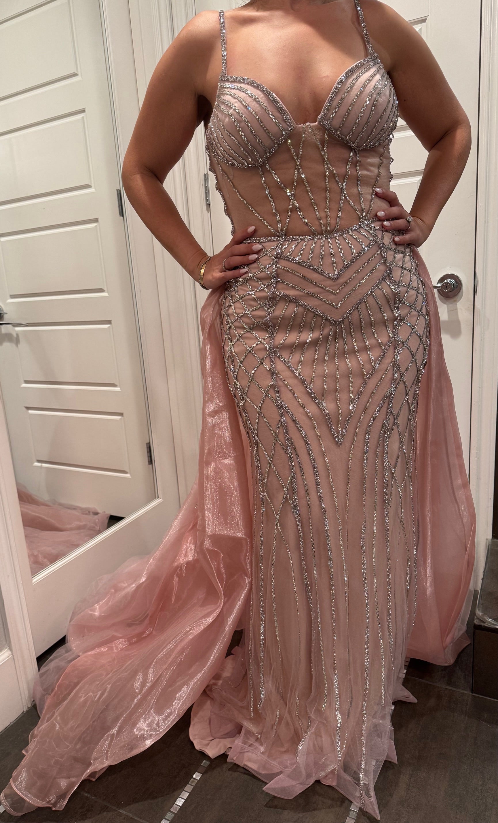 Long Evening Dress Sweetheart Beaded Gala Gown By Royal Queen RQ8126