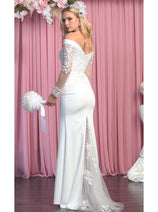 Ivory Wedding Formal Dress & Plus Size